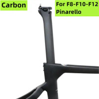 Carbon Seat Post For Pinarello F8/F10/F12 Frame 0/25 Degree 340mm 1K Carbon Road Seatpost Ultralight Oval Seat Tube Bicycl Parts