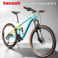26/27.5 inch Aluminum alloy Soft tail frame Mountain bike 30speed Double disc brake Downhill variable speed Off-road MTB Bicycle