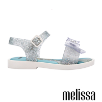 Melissa-果凍透明艾莎公主涼鞋(大童)-藍色