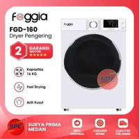 Dryer FOGGIA Kapasitas 16 Kg FGD160 Mesin Pengering Pakaian, (GARANSI RESMI MEDAN)