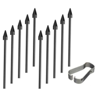 10 Piece Stylus Tips Stylus Refill Spen Refill Black Plastic For Samsung Galaxy Tab S6lite S6/S7/S7/S8 Note10/Note20