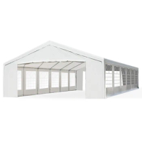 20' x 40' Large Canopy Tent,Heavy Duty Party Tent &amp; Carport with Removable Sidewalls and Double Doors,Sun Shade Shelter