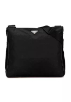 Prada 二手 Prada Tessuto 拉鍊斜背包