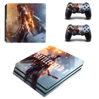 Game Battlefield 1 PS4 Pro Skin Sticker For Sony PlayStation 4 Console and 2 Controllers PS4 Pro Skin Stickers Decal Vinyl