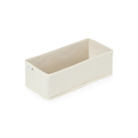 【TENMA 天馬】Fits 布質分格收納盒-單格-面寬15cm-3入(衣物分類盒/可摺疊收納盒/整理盒)