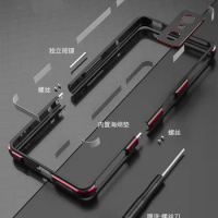 Phone Case For POCO F4 GT Coque Shockproof Metal Bumper Aluminium Frame Camera Protective Cover For POCO F4 F3 GT