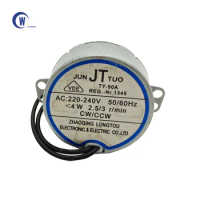 Ac motor TY-50A Oscillating synchronous motor shake head AC 220-240V,50 60Hz,fan parts accessories induction motor，4W/CW/CCW.