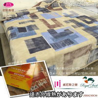 Royal Duck日本系列˙精緻雙面【威尼斯之戀】毛毯雙人加大典藏毛毯(200*230CM)