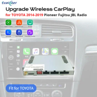 Exploter Wireless Carplay for Toyota Prado Sienna Hilux Land Cruiser 2014-2019 with Pioneer Radio Upgrade Accessories Adapter