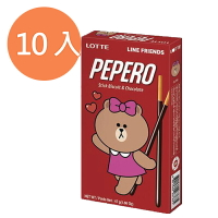 樂天LOTTE PEPERO巧克力棒 47g (10盒)/組【康鄰超市】