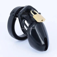 Sex Toys Black Soft Silicone Male Chastity Belt CB6000S Cock Cage Chastity Device Penis Sleeve with 5 Penis Rings For Men