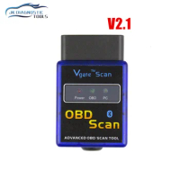 ELM327 V2.1 Mini Bluetooth-Compatible Vgate OBD2 Scanner ELM 327 V2.1 For Android Car Diagnostic Tool OBD II Code Reader