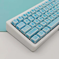 Glazed White Jade Mechanical Keyboard GH60 Case Compatible Wooting 60he Replace Case