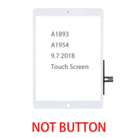 New For iPad 6 6th Gen A1954 A1893 iPad 9.7 2018 LCD Outer Touch Screen Digitizer Front Glass Display Touch Panel Replacement