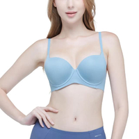 บราดันทรง เสริมฟองน้ำ30มม. อัพอกสวยทุกคัพ รุ่น WB5P79 สีฟ้า