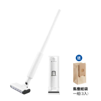 【Panasonic 國際牌】One box 自動集塵吸塵器 MC-KC1W(再送集塵袋3入組)