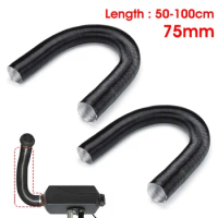 1/2/4pcs 75mm 100cm Car Heater Duct Pipe Air Intake Hose Tube For Webasto Dometic Planer Air Diesel Parking Heaters