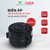 Đổi nguồn LIOA - Biến áp tự ngẫu 2000va - Nguồn vào 220v/ ra 100-120v, bảo hành 3 năm.