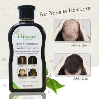 200ml Disaar Hair Shampoo Set Anti-hair Loss Chinese Herbal Hair Growth Tonic Thickener Hair Product for Repair Treatment Unisex