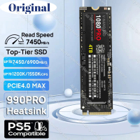 Original SSD 1080 PRO 1TB 2TB 4TB M2 Nvme M.2 2280 PCIe 5.0 X4ภายใน Solid State Drive 8TB HDD Hard Disk 드 สำหรับ PS5เดสก์ท็อป