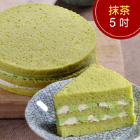 抹茶天使蛋糕1盒(5吋) 【杏芳食品】