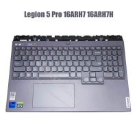 Rus US Keyboard for Lenovo Legion 5 Pro 16ARH7 16ARH7H Palmrest RGB Keyboard Touchpad 5CB1H71276