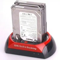875D-J HDD Base with Multi Hard Drives Reader Slot for 2.5/3.5 Inch SATA/IDE Hard Drive Docking Station Dual Interface