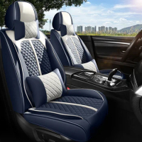 Leather Universal Car Seat Cover For Mitsubishi Lancer Fiat Toro Suzuki Swift Mazda CX5 BMW E36 E46 E30 Interior Accessories