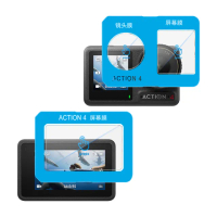 【IMAK】DJI 大疆創新 Osmo Action 4 鏡頭+螢幕玻璃貼(自帶定位版)