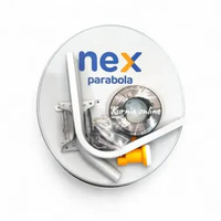 Parabola mini odu paket 45cm lengkap kabel lnb tanpa receiver NEX PARABOLA