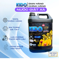 KIDO Nước Giặt Xả Công Nghệ Thái KIDO đen 5 lít Hương Thơm Nhẹ Nhàng An Toàn Cho Vải & Thiết Kế Tiết