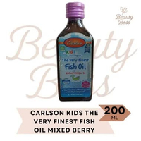 Carlson Kids Norwegian The Very Finest Fish Oil Omega Minyak Ikan Anak KF Berry