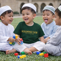 Kaos Anak Islami “Followe Prophet Muhammad SAW\ — The Last Messenger - Baju Muslim Anak Laki-Laki Pe