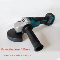 3 Speed 125mm Brushless Electric Angle Grinder Grinding Machine Cordless Woodworking Polisher Power Tool For Makita 18V Battery