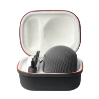 Storage Hard Shell Portable Quick Release Lightweight Protective Smart Speaker Carrying Bag for Apple HomePod Mini