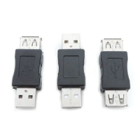 USB 2.0 Type A Male Female to Female Male Coupler Adapter Plug Socket Connector Extender Cable Converter for DIY PC Laptop K