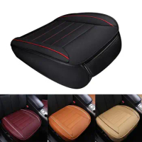 Four Season Car Seat Cover PU Leather Cushion 3D Breathable Pad Mat For Universal Auto Car Chair Cushion Seat Cover Accessories