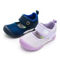 【MOONSTAR 月星】童鞋Hi系列十大機能透氣運動鞋(深藍、紫)