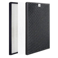 FZ-J80HFE FZ-J80DFE HEPA Filter and Actived Carbon Filter for Sharp FP-J60TA FP-J80TA FP-J60 FP-J80 Air Purifier Parts