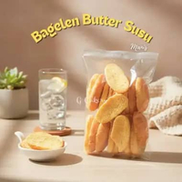 Aneka Bagel Bagelan BAGELEN Butter Keju - 150 gr Mini Bulat