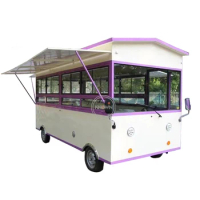 Kitchen Cooking Mobile Food Truck /food Trailer Cart / Ice Cream Cart With Free Shipping By Sea
