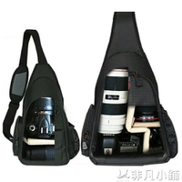 攝影包 攝影包80D單肩小單反相機包斜跨包男女微單三角戶外背包專業    非凡小鋪