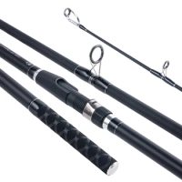 Goture New High Carbon Spinning Fishing Rod 12-14FT 3.6M-4.2M 3 Section Rods 100g-200g Surf Fishing Rod Boat Rod Fishing Tackle