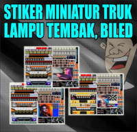 stiker lampu biled truk livery truk Truk oleng Lampu tembak by sipalui P50