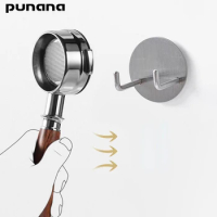 Punana Coffee Portafilter Holder Portafilter Tamper Wall Rack Coffee Handle Hanger for 51/53/54/58mm Handle Hook