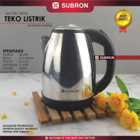 Teko Listrik Electric Kettle Subron Stainless Steel 2 LITER Promo