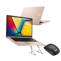 【ASUS】筆電支架/滑鼠組★ 14吋i5輕薄16G筆電(VivoBook X1404VA/i5 十核心/16G/512G SSD/W11)