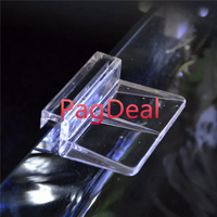 6pcs Clear Color Acrylic Aquarium Fish Tank Glass Cover Clip Support Holder 681012mm Light Rack Clip Clamp Stand cket