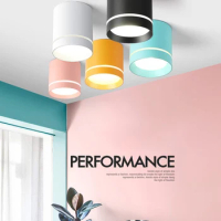 Surface Mounted Ceiling Downlight colorful downlight led lights 7W 9W 12w 15w cob led spot lights Ceiling Fixtures Lighting