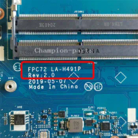 MLLSE FPC72 LA-H491P REV : 2.0 MOTHERBOARD FOR HP OMEN 17-CB LAPTOP MAINBOARD CPU I7-9750H +GPU 90 DAYS WARRANTY